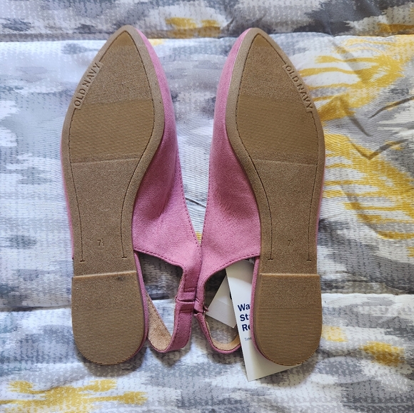 Pink sling back flats - Picture 2 of 3